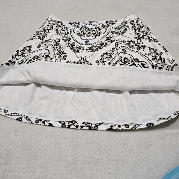 WHBM Baroque A-Line Skirt – Pleated, Lined, Pockets – NWT – Size 12 – Elegant - Picture 5 of 11